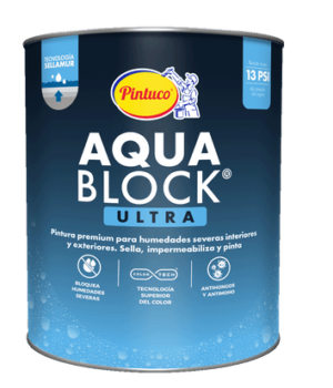 AQUABLOCK BLANCO CUÑETE 1401 ANTIHUMEDAD