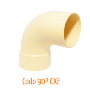 Codo sanitario GERFOR cxe 6” 90°