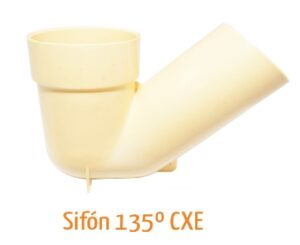 Sifon sanitario GERFOR 4” CXE 135°